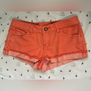 3/$20 Volcom Coral Frayed Hem Shorts sz:7